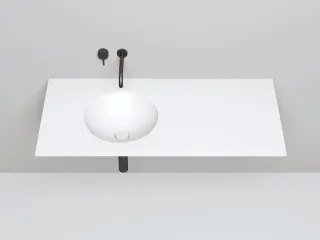 Встраиваемая раковина Salini Marea 05 S-Stone 1802205MRF 42см RAL полностью