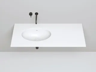 Встраиваемая раковина Salini Marea 12 S-Stone 1101209M 55см белый матовый