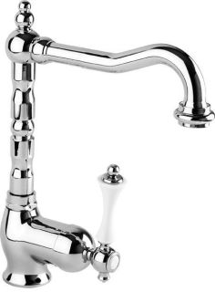 Смеситель для раковины однорычажный, белый матовый Cezares MARGOT-LSM2-BIO