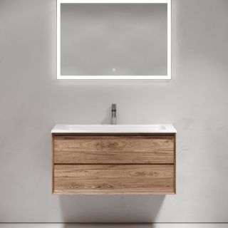 Подвесная тумба под раковину Sancos Marmi 2.0 MR2.0100ECH 99см дуб чарльстон