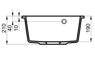 Мойка для кухни Milacio Leon 55 Cuarzo MC.77082 белый