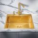 Мойка для кухни Milacio Denia 59 Steel MC.77498 брашированное золото