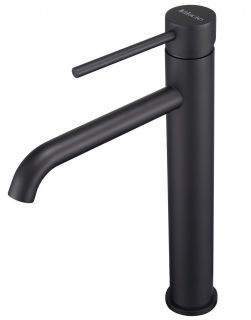Высокий смеситель для раковины Milacio Ultra MCU.551.MB чёрный матовый