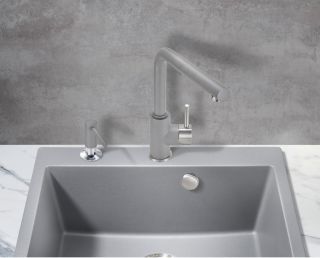 Смеситель для кухни Milacio Ultra MCU.555.GR серый металлик