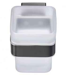 Держатель со стаканом Milacio Ultra MCU.951.MB чёрный матовый