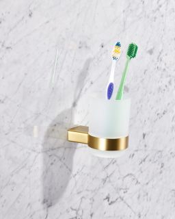 Держатель со стаканом Milacio Ultra MCU.961.GD брашированное золото