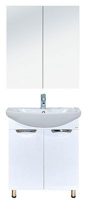 Напольная тумба под раковину Misty Лаванда 70см белый