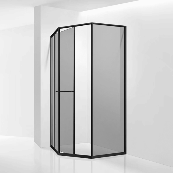 Душевой уголок RGW SV-82B "L" 33328200-34L 100x100 см чёрный