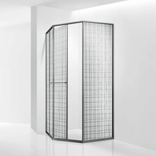 Душевой уголок RGW SV-82Gr "L"33328200-2410L 100x100 см серый