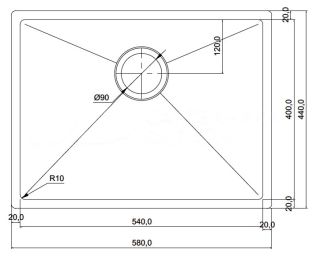 Мойка кухонная Seaman Eco Marino SME-580