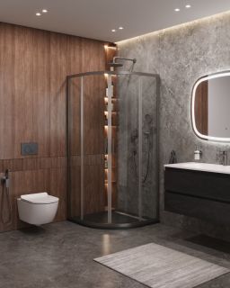 Душевой уголок CEZARES MOLVENO-R-2-100-C-GM-IV