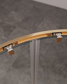 Cezares Molveno R 2 100 C BORO IV душевой угол 100x100, профиль золото