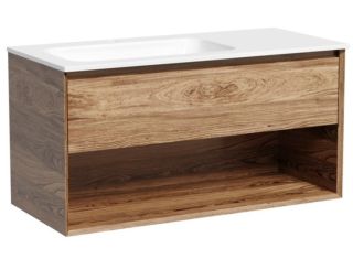 Подвесная тумба под раковину Sancos Marmi 1.0 MR1.0100LECH левая 99см дуб чарльстон