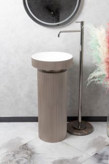 Раковина накладная Armadi Art Sole Corian 801-R-D 40 см Delmar