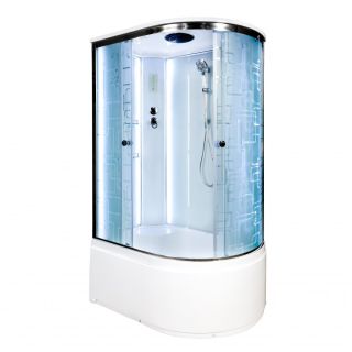 Душевая кабина Deto ЕМ4511 L LED 110х80х220 см