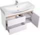 Тумба под раковину Акватон Нортон 100см белый 1A249001NT010