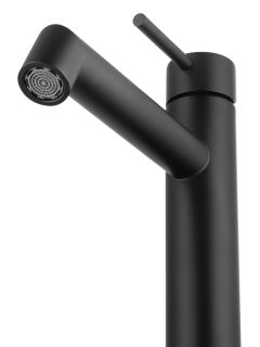 Смеситель для раковины Wonzon & Woghand WW-H1064-MB чёрный матовый