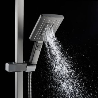 Душевая стойка Rose R1556T пепельный