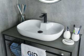 Раковина Gid N9446b 51156 накладная белая 61x42x12.5