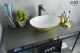 Раковина Gid Nc999 52229 накладная белая / золото 41x34x15