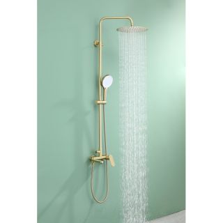 Душевая стойка Raglo R10.24.03 золотой сатин