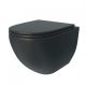 Унитаз подвесной Maretti Elena безободковый с микролифтом, EA10PBM61-560, черный