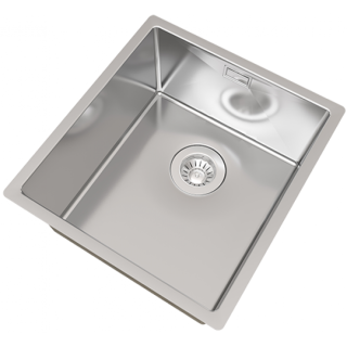 Кухонная мойка Florentina Оптима-HM 400.400.10.10 серебристый