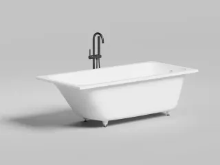 Ванна из искусственного камня Salini Orlanda S-Sense 102016MRF 170x80см RAL полностью