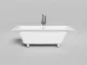 Ванна из искусственного камня Salini Orlanda Axis Kit S-Stone 103323M 170x75см белый матовый
