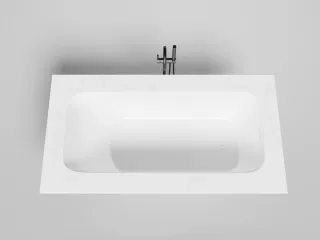 Ванна из искусственного камня Salini Orlanda Plus Kit S-Sense 102114GRF 190x100см RAL полностью