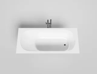 Ванна из искусственного камня Salini Ornella S-Sense 102311MRH 170x75см RAL снаружи