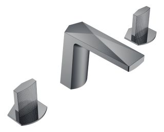 Смеситель для раковины Boheme Venturo 150-SGM-TOUCH антрацит глянец