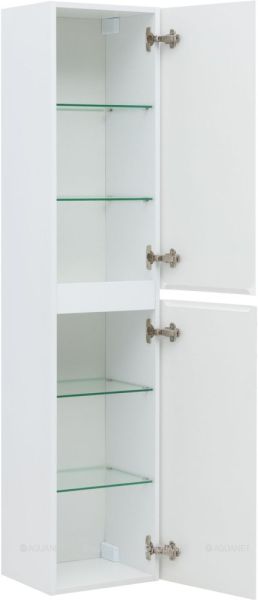 Пенал Aquanet Эмбер 330471 35 см белый матовый