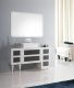 Ножки для шкафчика Cezares 35x8 Bianco opaco Delizia 40339