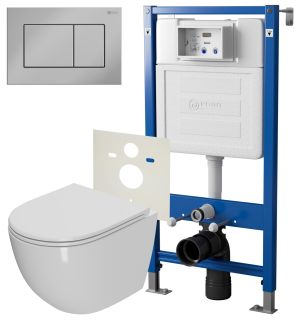 Сет Point PN48057C: инсталляция Point Элемент PN45120 клавиша Point Ника хром PN44081C унитаз Point Афина PN41041