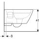 Подвесной унитаз Geberit Renova Plan 500.378.01.1 (без сиденья)