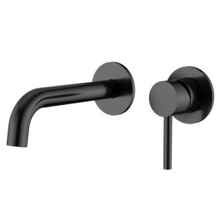 Смеситель для раковины встраиваемый Knotlor SS-25/GM, оружейная сталь