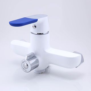 Смеситель для ванны и душа Frap F2234 хром белый