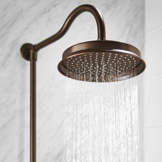 Душевая стойка Swedbe Terracotta Art 2570 с термостатическим смесителем бронза