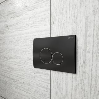 Клавиша смыва Point Виктория PN44061BC чёрный/хром