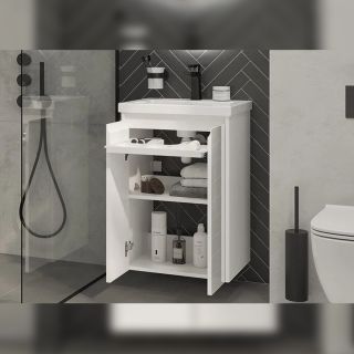 Тумба под раковину подвесная Velvex Klaufs tp.KLA.COM.50.2D, 50 см