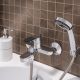 Смеситель для ванны с душем РМС SL123BL-009E хром