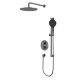 Душевой комплект термостатический WHITECROSS Y YSET09TOPGM оружейная сталь