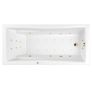 Гидромассажная ванна WHITECROSS Palace 0104.170075.100.ULTRA.GL 170x75 см Ultra золото