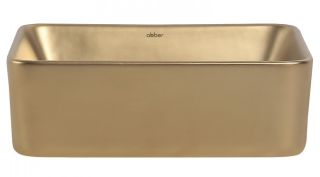 Раковина ABBER Rechteck AC2213MMG 40см золото матовое