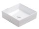 Раковина накладная Azario 36х36х11 фаянс, цвет Белый (AZ2179SSP)
