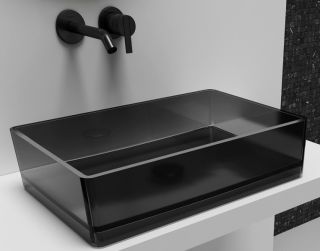 Раковина ABBER Kristall 60см чёрный AT2803Onyx