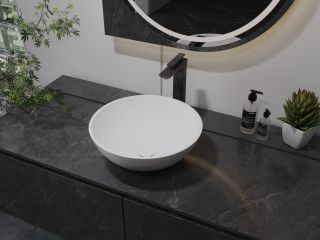 Накладная раковина NT Bagno Coppa NT410 40см белый матовый