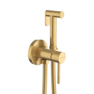 Гигиенический душ со смесителем CEZARES RELAX-DIF-BORO брашированное золото
