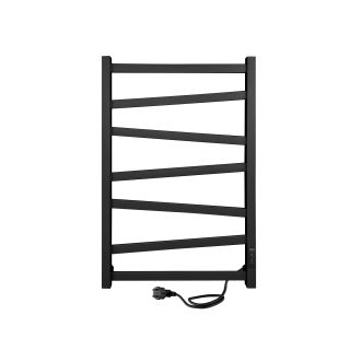 Полотенцесушитель электрический Indigo Element LCEEPF80-50BRRt 80x50 см чёрный муар